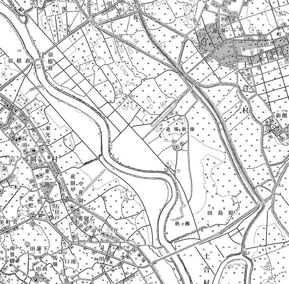 昭和20年代後半さいたま市全図