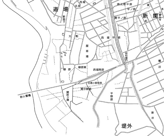 土合、大久保、西浦和地区全図